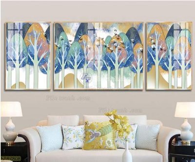 Download file gốc Tranh treo pha lê gương FT87808 (in mica) 3D