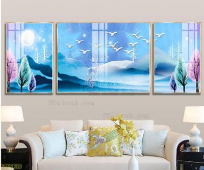 Tải file Tranh treo pha lê gương FT87810 (gốc) chủ đề tâm linh