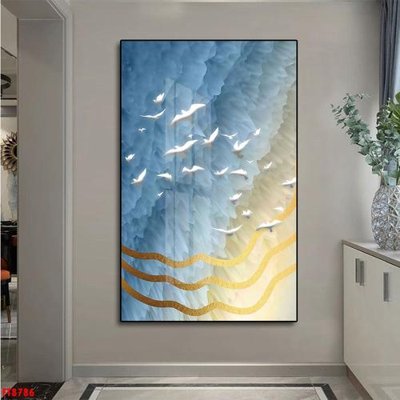 Hình ảnh file gốc in trần nhà Tranh trang trí lối vào 1 tấm FT8786