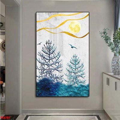 Tải file Tranh trang trí lối vào 1 tấm FT8787 (gốc) làm file in ấn