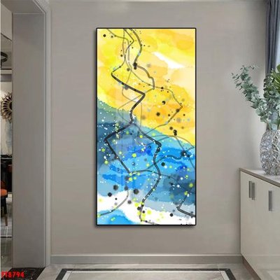 File PSD Tranh trang trí lối vào 1 tấm FT8794 (gốc) cho designer