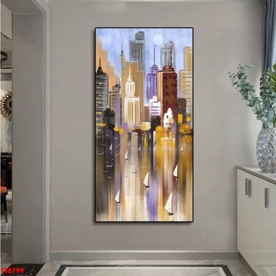 File in trần Tranh trang trí lối vào 1 tấm FT8799 (bản gốc) hoa văn