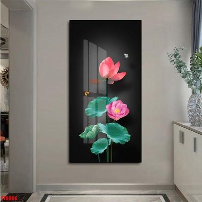 File PSD Tranh trang trí lối vào 1 tấm FT8806 (bản gốc) đã tách nền