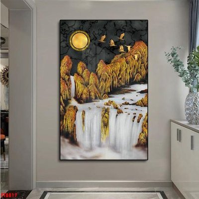 Tải file gốc Tranh trang trí lối vào 1 tấm FT8817 (in không vỡ ảnh)