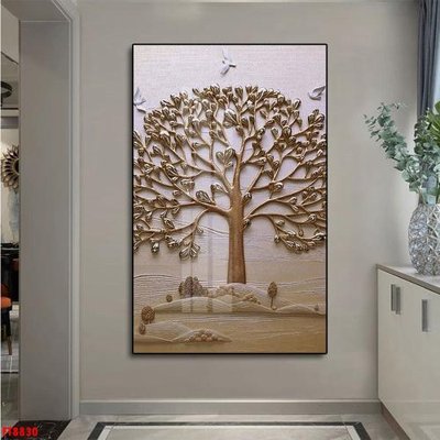 File tranh gốc in trần nhà Tranh trang trí lối vào 1 tấm FT8830 3D