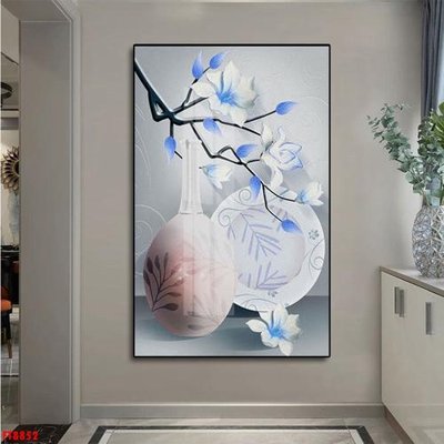 File tranh Tranh trang trí lối vào 1 tấm FT8852 (bản gốc) in canvas