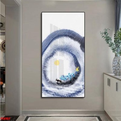 File tranh Tranh trang trí lối vào 1 tấm FT8907 (bản gốc) trang trí văn phòng