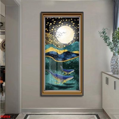 File tranh Tranh trang trí lối vào 1 tấm FT8954 (bản gốc) in canvas