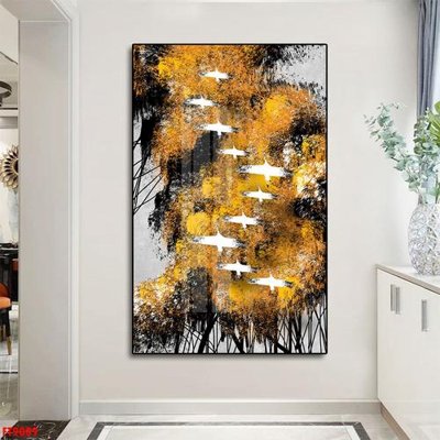 Tải file Tranh trang trí lối vào 1 tấm FT9009 (PSD) cho in ấn quảng cáo