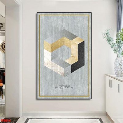 File tranh gốc Tranh trang trí lối vào 1 tấm FT9014 (bản quyền) file PSD