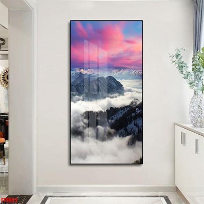 File tranh Tranh trang trí lối vào 1 tấm FT9025 (ảnh gốc) in trần 3D