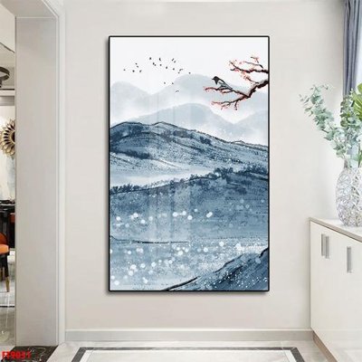 File tranh gốc Tranh trang trí lối vào 1 tấm FT9051 (bản quyền) file PSD