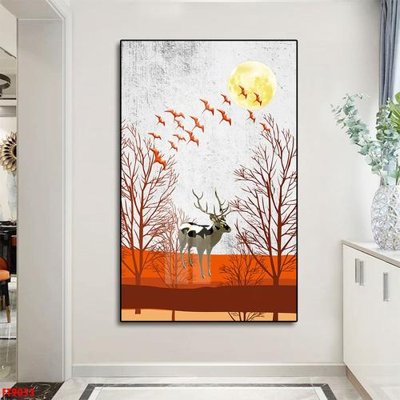 Tải file Tranh trang trí lối vào 1 tấm FT9053 (gốc) làm tranh trang trí