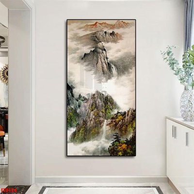 Hình ảnh file gốc in lụa Tranh trang trí lối vào 1 tấm FT9124