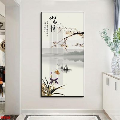 File gốc in tráng gương Tranh trang trí lối vào 1 tấm FT9142 chi tiết