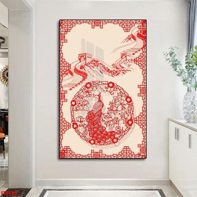 Tải file Tranh trang trí lối vào 1 tấm FT9150 (gốc) chủ đề hoa sen