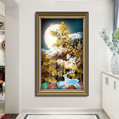 File gốc Tranh trang trí lối vào 1 tấm FT9159 (in mica) cắt laser