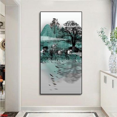 File gốc File tranh lối vào FT9406 (in lụa) tranh mã đáo