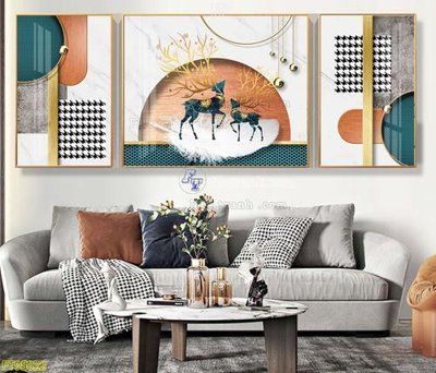 File gốc File tranh hiện đại pha lê gương FT95022 (chủ đề hiện đại) trang trí