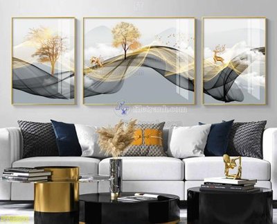 File gốc File tranh hiện đại pha lê gương FT95071 (phong cách) cổ điển