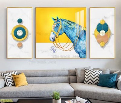 File gốc in ấn File tranh hiện đại pha lê gương FT95081 chuẩn màu CMYK