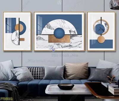 File PSD File tranh hiện đại pha lê gương FT95092 (gốc) nhiều lớp (multi-layer)