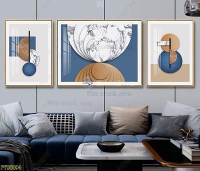 File in mica File tranh hiện đại pha lê gương FT95094 (ảnh gốc) đẹp