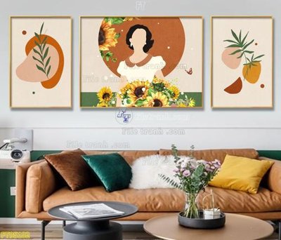 Download file gốc File tranh hiện đại pha lê gương FT95102 (in lụa) tranh 3D