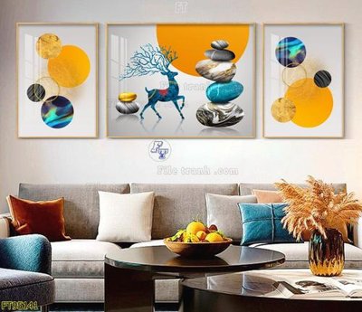 Chi tiết file tranh tráng gương File tranh hiện đại pha lê gương FT95141 (ảnh gốc)