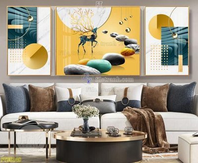 File gốc File tranh hiện đại pha lê gương FT95149 (PSD/TIFF) độ phân giải cao