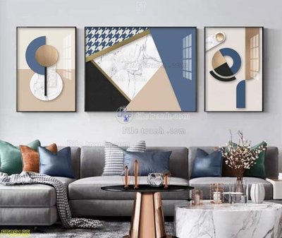 Tải file gốc File tranh hiện đại pha lê gương FT95155 (bản PSD) còn layer