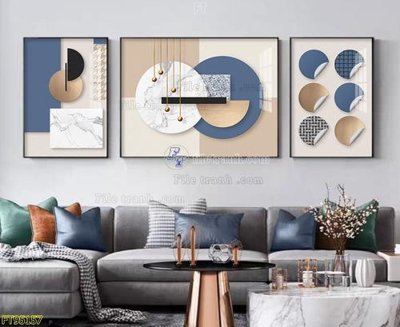 Download file File tranh hiện đại pha lê gương FT95157 (gốc) in mica cao cấp