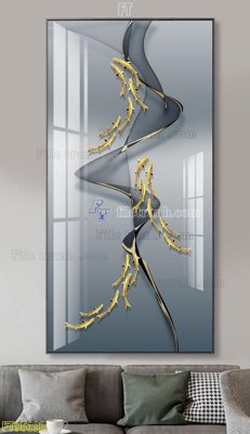 File tranh File tranh hiện đại pha lê gương FT95193 (gốc) in film