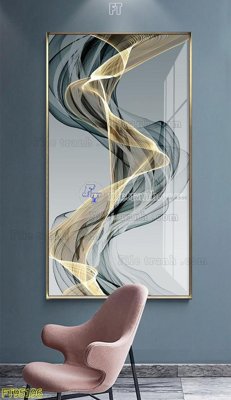 File gốc File tranh hiện đại pha lê gương FT95196 (dành cho quảng cáo)