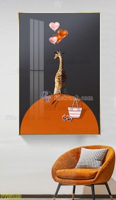 Tải file gốc in lụa File tranh hiện đại pha lê gương FT95199 siêu nét