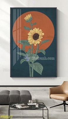 Tải về hình ảnh gốc File tranh hiện đại pha lê gương FT95217 sắc nét