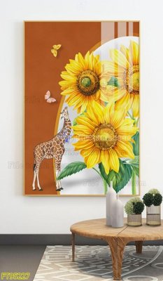 File ảnh File tranh hiện đại pha lê gương FT95227 (gốc) in PP, decal