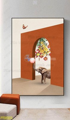 File tranh trang trí File tranh hiện đại pha lê gương FT95231 (tải file gốc)