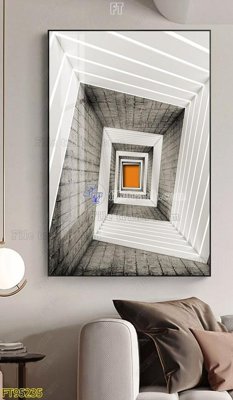 File gốc File tranh hiện đại pha lê gương FT95235 (cho in UV) siêu nét