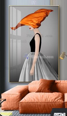 File tranh File tranh hiện đại pha lê gương FT95250 (gốc) chủ đề tĩnh vật