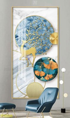 Download file tranh File tranh hiện đại pha lê gương FT95260 (file gốc PSD)