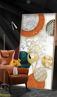 File tranh File tranh hiện đại pha lê gương FT95263 (ảnh gốc) không bị mờ