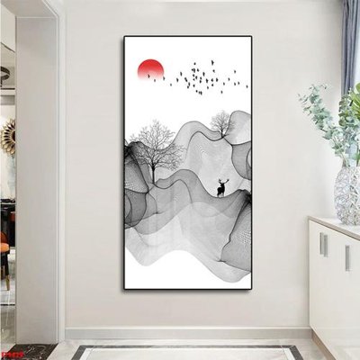 File tranh File tranh lối vào FT9529 (gốc) in vải canvas