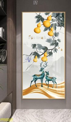 Tải file gốc File tranh hiện đại pha lê gương FT95297 (bản PSD) còn layer