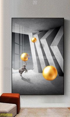 File ảnh File tranh hiện đại pha lê gương FT95309 (gốc) in Hiflex