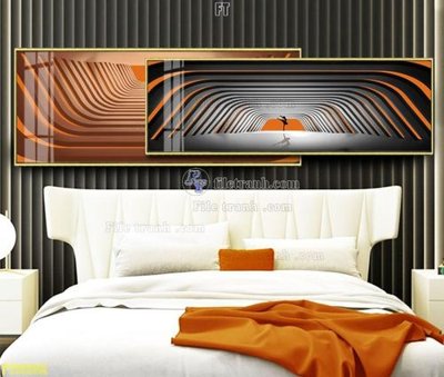 File tranh File tranh hiện đại pha lê gương FT95352 (bản gốc) in canvas