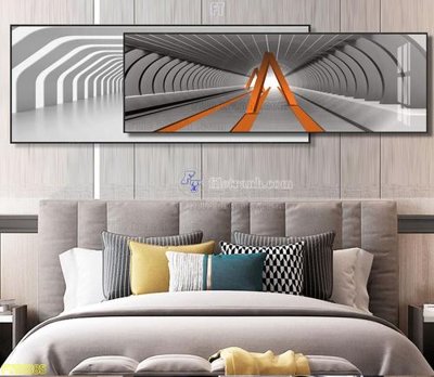 File PSD File tranh hiện đại pha lê gương FT95385 (gốc) tách lớp chi tiết