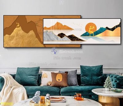 File gốc in ấn File tranh hiện đại pha lê gương FT95409 (sẵn sàng tải về)