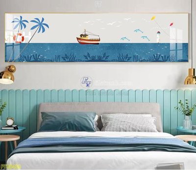 File PSD File tranh hiện đại pha lê gương FT95438 (bản gốc) cho nhà in