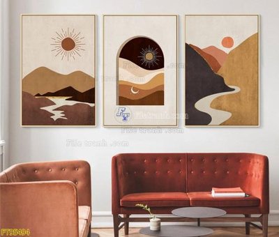 File gốc File tranh hiện đại pha lê gương FT95494 (phong cách) tối giản